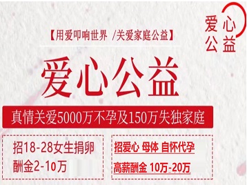 立山捐卵助孕生子 爱心志愿者招募